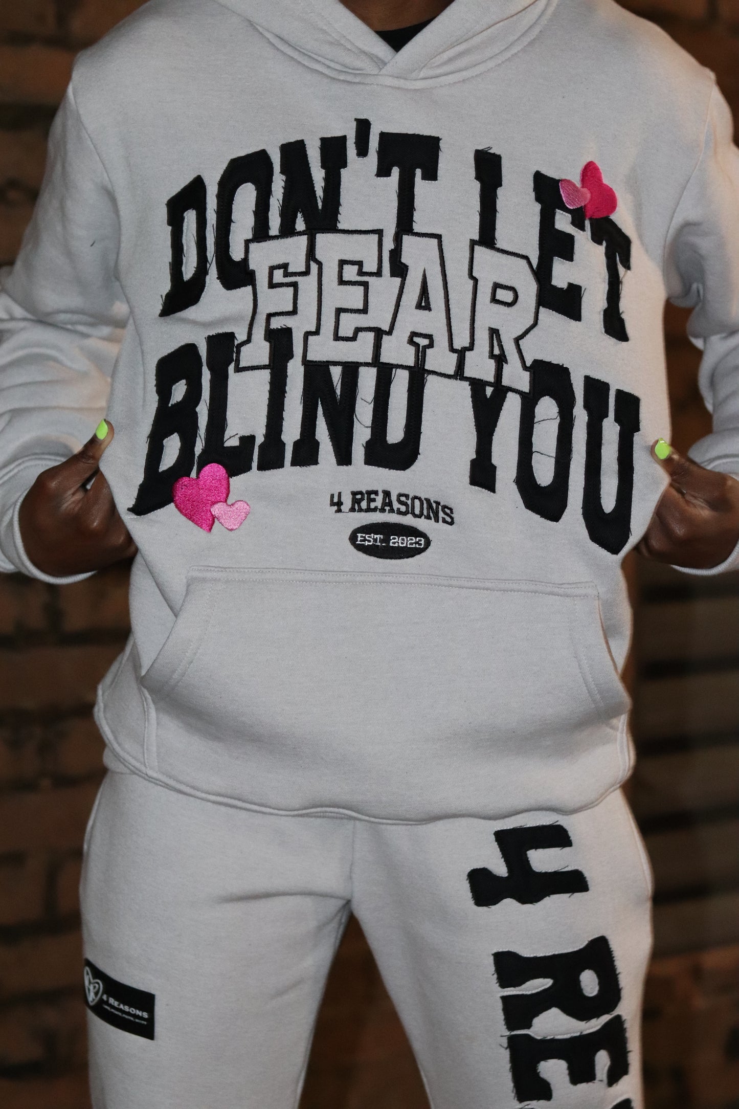 Distressed 4 Reasons Hoodie